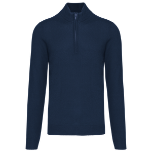 Men's Zip Neck Jumper, miniatyr 4
